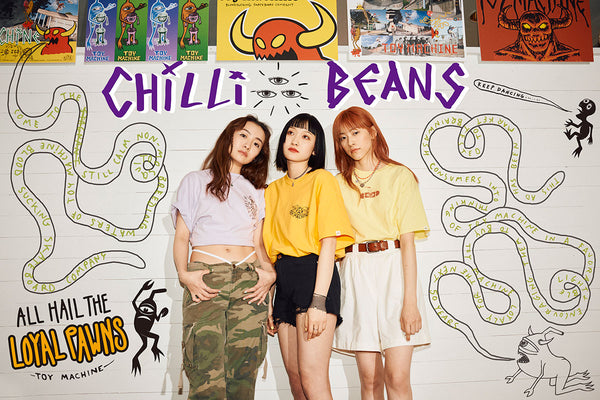 これからの音楽シーンを担うガールズバンド!ChilliBeans.がtoymachineのモデルとして登場!