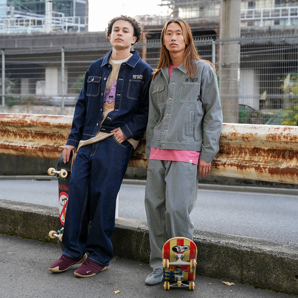 RITUAL SECT LOOSE STRAIGHT DENIM PANTS