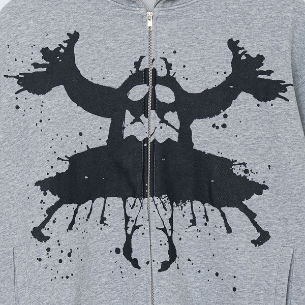 RORSCHACH SWEAT ZIP PARKA