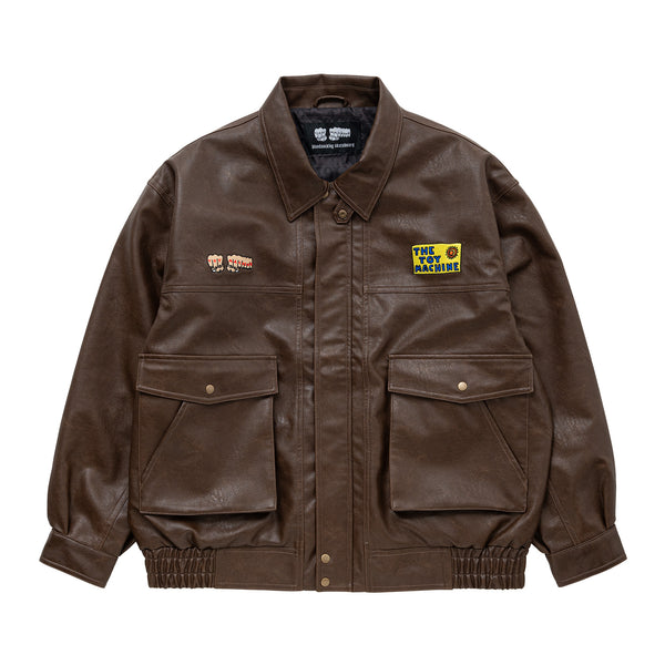 FAUX LEATHER JACKET