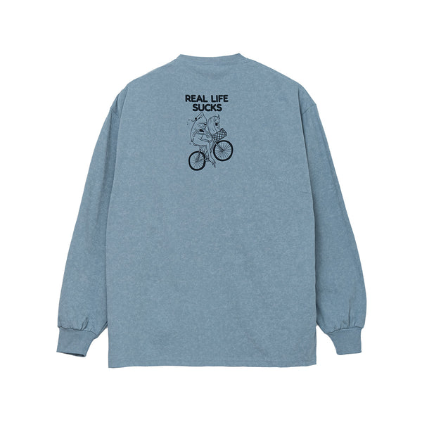 BIKE SECT FADE WASH LONG TEE