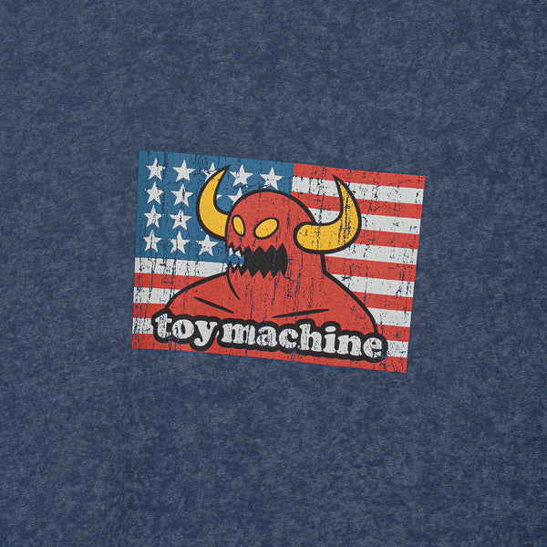 AMERICAN MONSTER FADE WASH LONG TEE