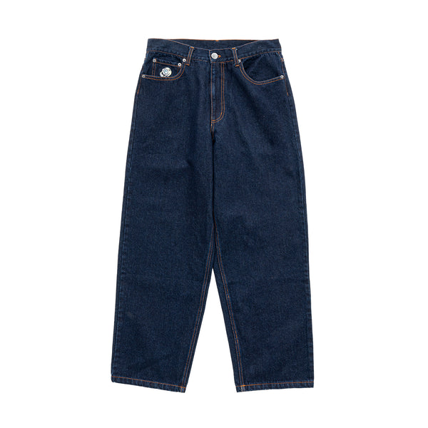 ROBOT & SECT LOOSE STRAIGHT DENIM PANTS