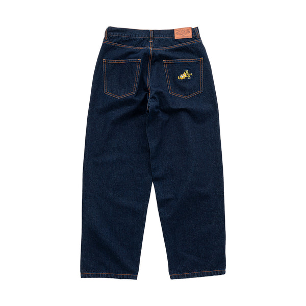 ROBOT & SECT LOOSE STRAIGHT DENIM PANTS