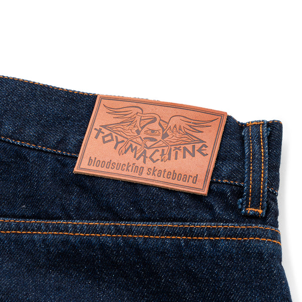 ROBOT & SECT LOOSE STRAIGHT DENIM PANTS