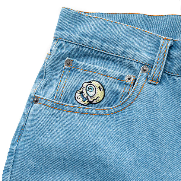 ROBOT & SECT LOOSE STRAIGHT DENIM PANTS