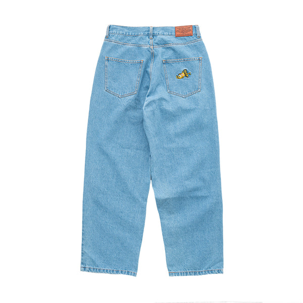 ROBOT & SECT LOOSE STRAIGHT DENIM PANTS