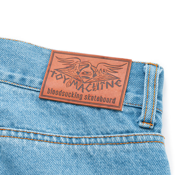 ROBOT & SECT LOOSE STRAIGHT DENIM PANTS