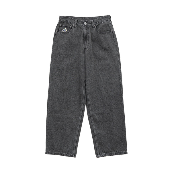 ROBOT & SECT LOOSE STRAIGHT DENIM PANTS