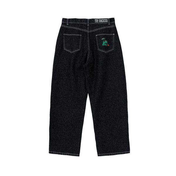 RITUAL SECT LOOSE STRAIGHT DENIM PANTS