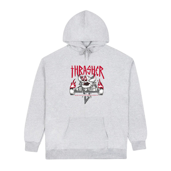 THR X TOY MACHINE MONSTER-GRAM SWEAT PARKA