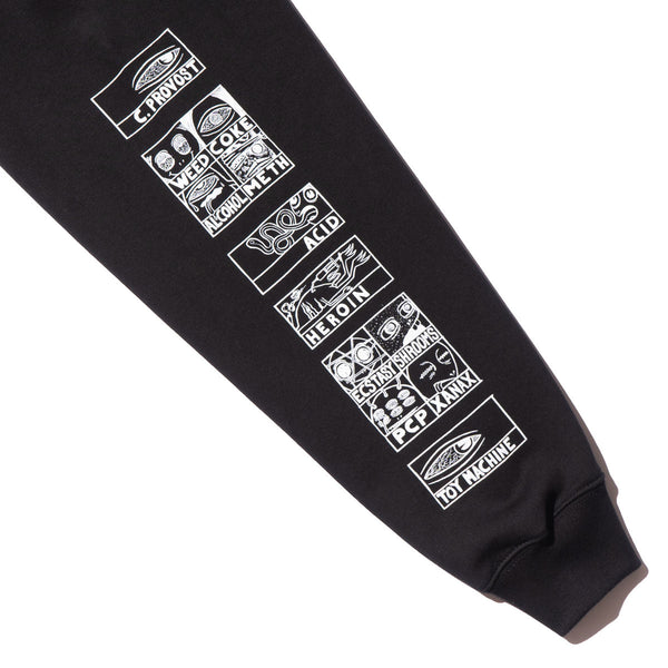 DRUGGED EYES SWEAT HOODY