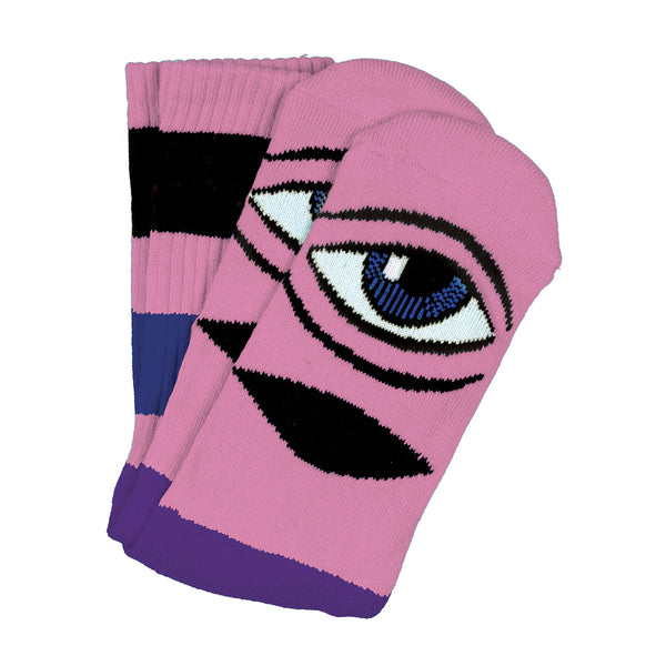 SECT EYE BIG STRIPE SOCK
