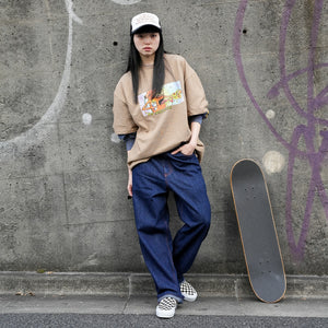 GM PIZZA SECT SLUB YARN SS TEE