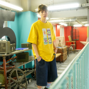 CANNED MONSTER SLUB YARN SS TEE