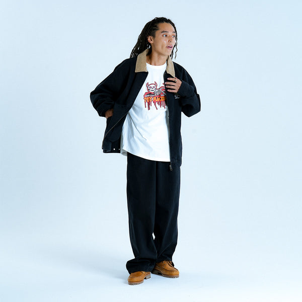 DEVIL CAT SKELTON 3/4 SLEEVE TEE