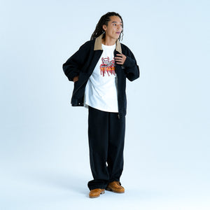 WINGED SECT EMBRO. WORK JACKET