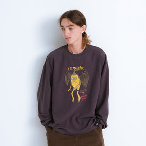 WINGED AXE SECT WAFFLE LONG TEE