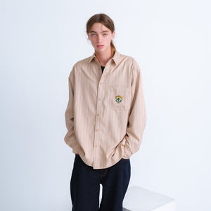 TURTLE BOY EMBROIDERED STRIPE SHIRTS