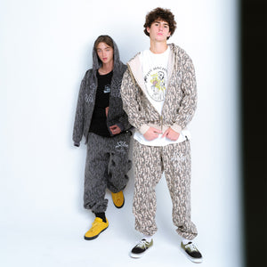 TM CAMO EMBORIDERED SWEAT ZIP PARKA