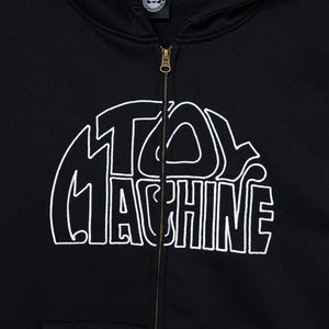 TM SKATES EMBORIDERED SWEAT ZIP PARKA