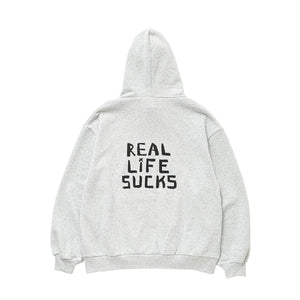 (HEAVY WEIGHT) REAL LIFE SUCKS SWEAT PARKA