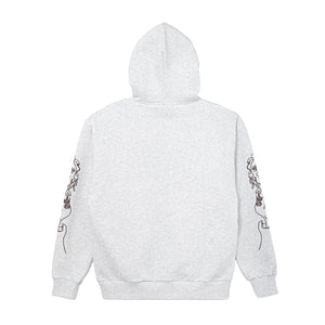 TM SKATES EMBORIDERED SWEAT ZIP PARKA