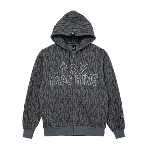 TM CAMO EMBORIDERED SWEAT ZIP PARKA