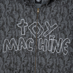 TM CAMO EMBORIDERED SWEAT ZIP PARKA