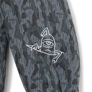 TM CAMO EMBORIDERED SWEAT ZIP PARKA