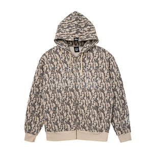 TM CAMO EMBORIDERED SWEAT ZIP PARKA