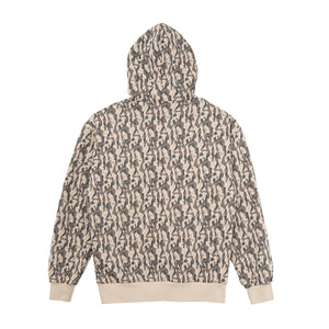 TM CAMO EMBORIDERED SWEAT ZIP PARKA