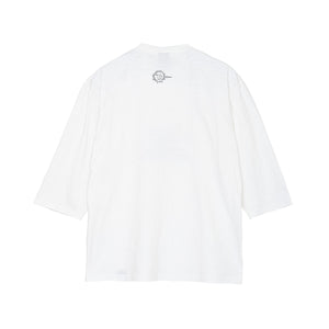 RIP TORN SLUB YARN 3/4 SLEEVE TEE