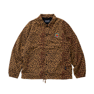 LEOPARD COACH JACKET
