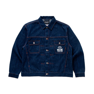 VACCINE GET INJECTED DENIM JACKET