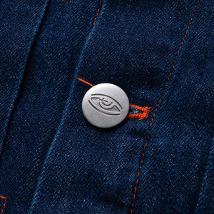 VACCINE GET INJECTED DENIM JACKET