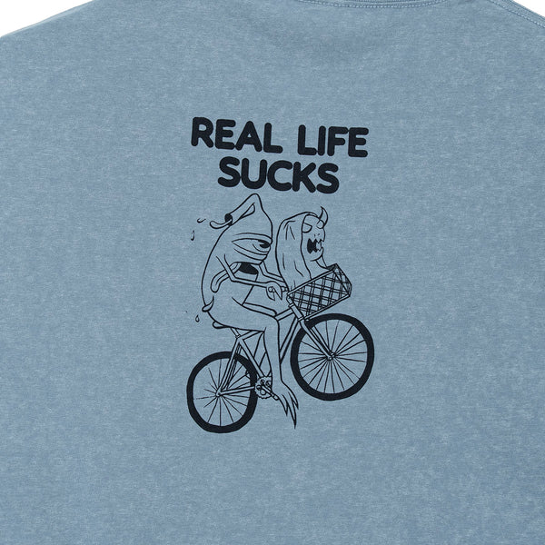 BIKE SECT FADE WASH LONG TEE