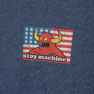 AMERICAN MONSTER FADE WASH LONG TEE