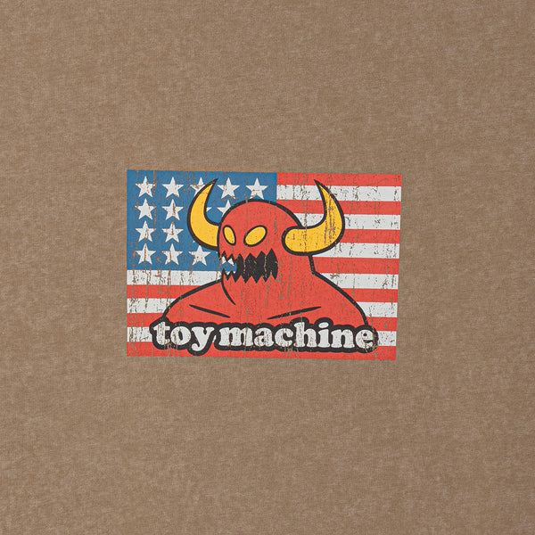 AMERICAN MONSTER FADE WASH LONG TEE