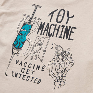 VACCINE GET INJECTED LONG TEE
