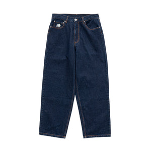 ROBOT & SECT LOOSE STRAIGHT DENIM PANTS