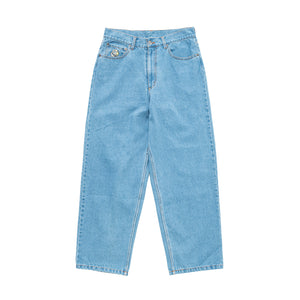ROBOT & SECT LOOSE STRAIGHT DENIM PANTS