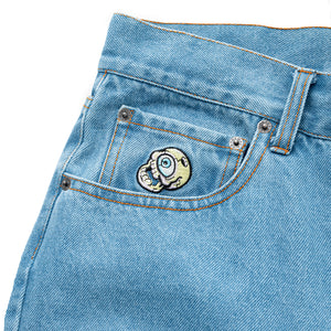 ROBOT & SECT LOOSE STRAIGHT DENIM PANTS