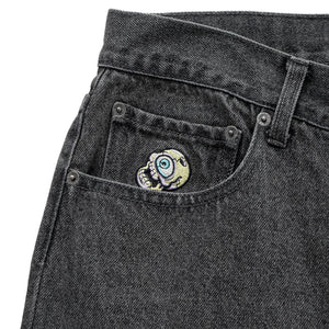 ROBOT & SECT LOOSE STRAIGHT DENIM PANTS