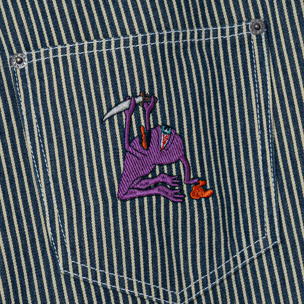 RITUAL SECT LOOSE STRAIGHT DENIM PANTS