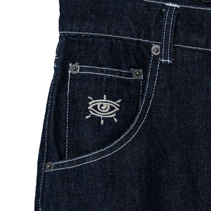 RITUAL SECT LOOSE STRAIGHT DENIM PANTS