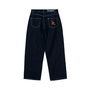 RITUAL SECT LOOSE STRAIGHT DENIM PANTS