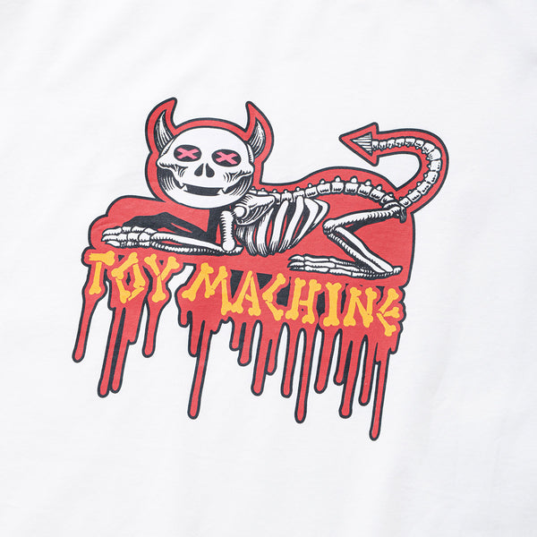 DEVIL CAT SKELTON 3/4 SLEEVE TEE