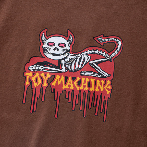 DEVIL CAT SKELTON 3/4 SLEEVE TEE