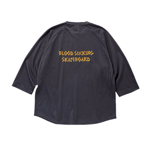 DEVIL CAT SKELTON 3/4 SLEEVE TEE